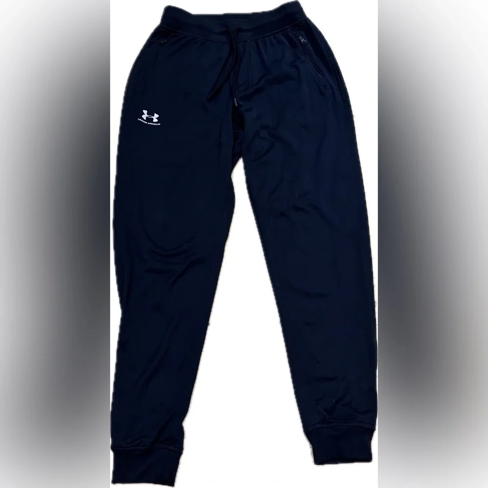 Men’s Black UA Sportstyle Joggers. Size S. - Picture 4 of 14
